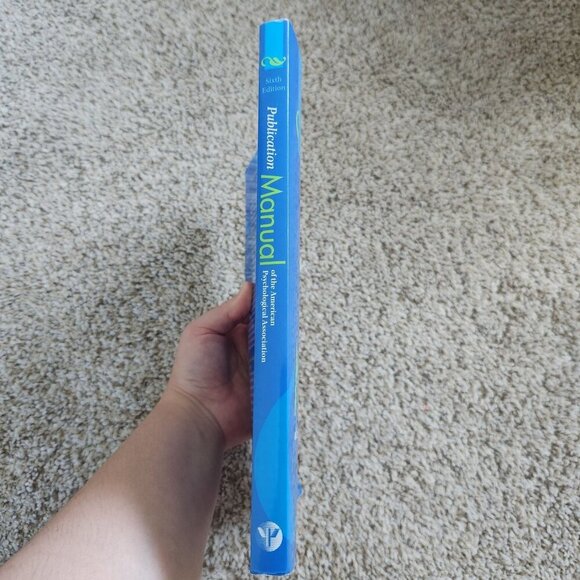 4/$25 Publication Manual American Psychological Association 6th Edition - Picture 3 of 6